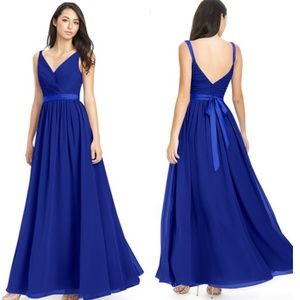 Azazie Bridesmaids dress, Royal Blue, 12P